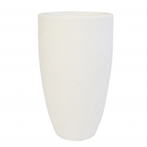 Ivory nuevo clayfibre pot int./ext. 22x22x39,5''