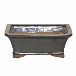 Square charcoal planter 10 x 8 x 4''