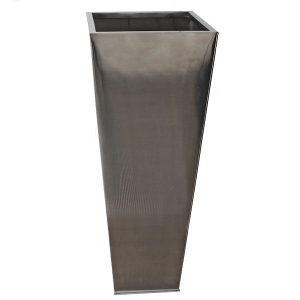 Stainless steel square pot 14x14x35.5''