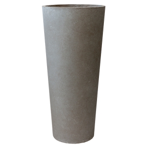 Tapered Cylinder Cement Planter, 36 x 16,5''