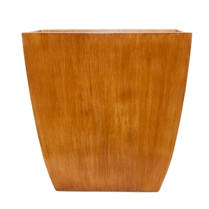 light wood color rectangular fiber pot 29x13x30''