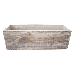 Woodland rectangular ceramic planter 12 x 4 x 4''