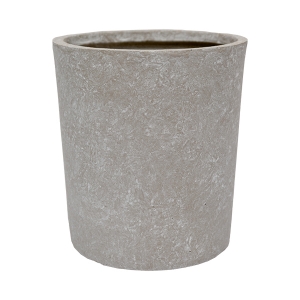 Round Cement Pot, 10 x 9,5''