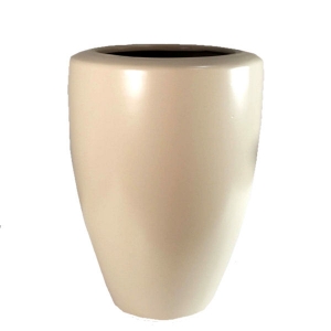 White round vase 6,5x14''