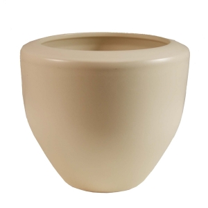 White round vase 6x6x5,5''