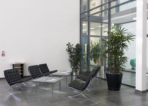 Lobby Of A Modern Office Building